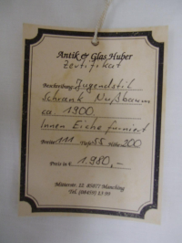 Jugendstil Schrank, ca. 1900