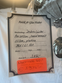 Deckenlüster Porzellan handbemalt