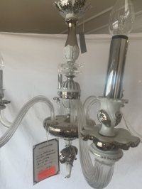 Deckenlüster Porzellan handbemalt