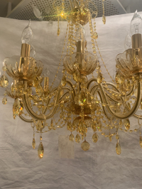 Kronleuchter Ambra mit Swarovski Strassbehang