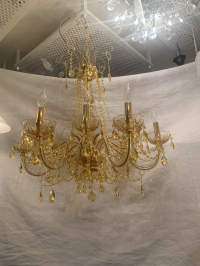 Kronleuchter Ambra mit Swarovski Strassbehang