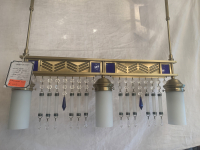 Lüster 3 flammig aus Bronze