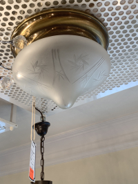 Deckenleuchte Schliffdekor