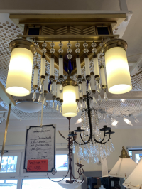 Deckenleuchte dreiflammig Bronze