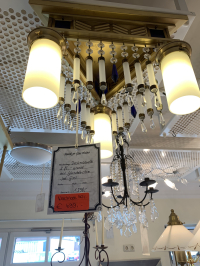 Deckenleuchte dreiflammig Bronze