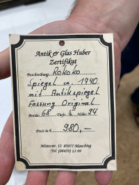 Rokoko Spiegel, ca. 1740