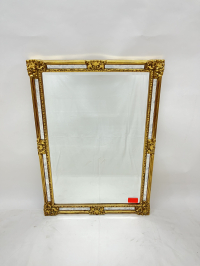 Spiegel goldfarben mit verspiegeltem Rahmen