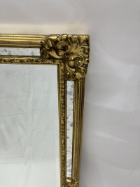 Spiegel goldfarben mit verspiegeltem Rahmen