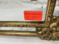 Spiegel goldfarben mit verspiegeltem Rahmen