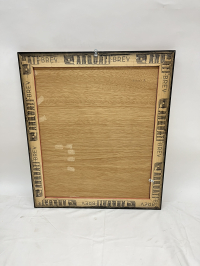 Spiegel mit gold- und rostbraunem Rahmen