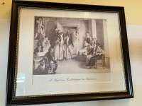 Kunstdruck Kupelwieser: Gesellschaftsspiel der Schubertianer