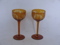 Jugendstil Weingläser, ca. 1900