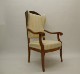 Biedermeier Ohrenbackensessel, ca. 1810