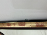 Spiegel mit gold- und rostbraunem Rahmen